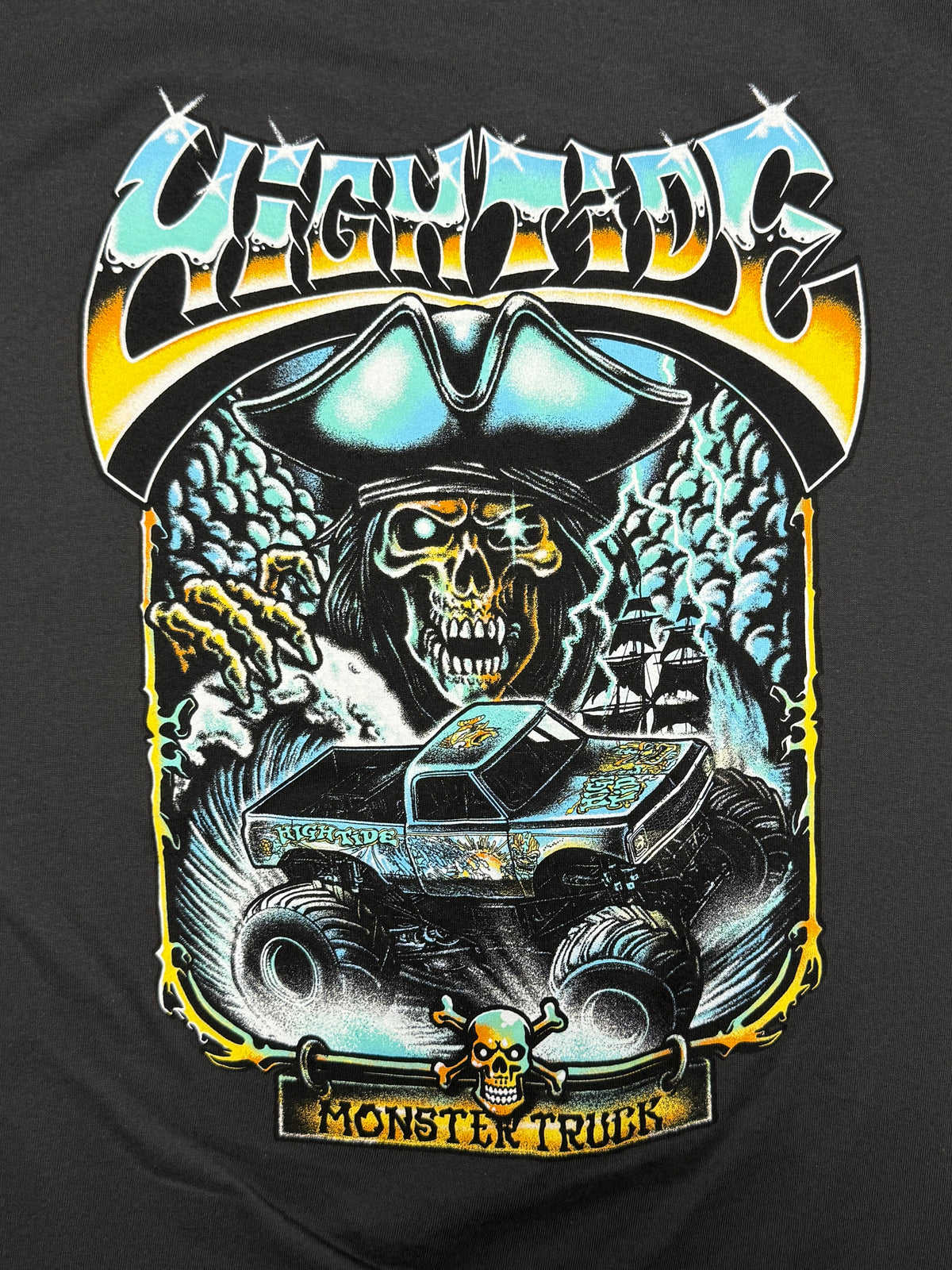 High Tide Skull Adult Shirt
