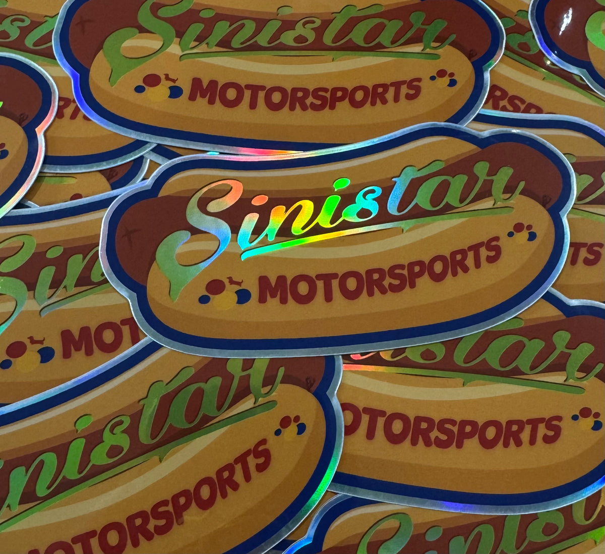 Sinistar Motorsports Wiener Sticker 2/$1.69!