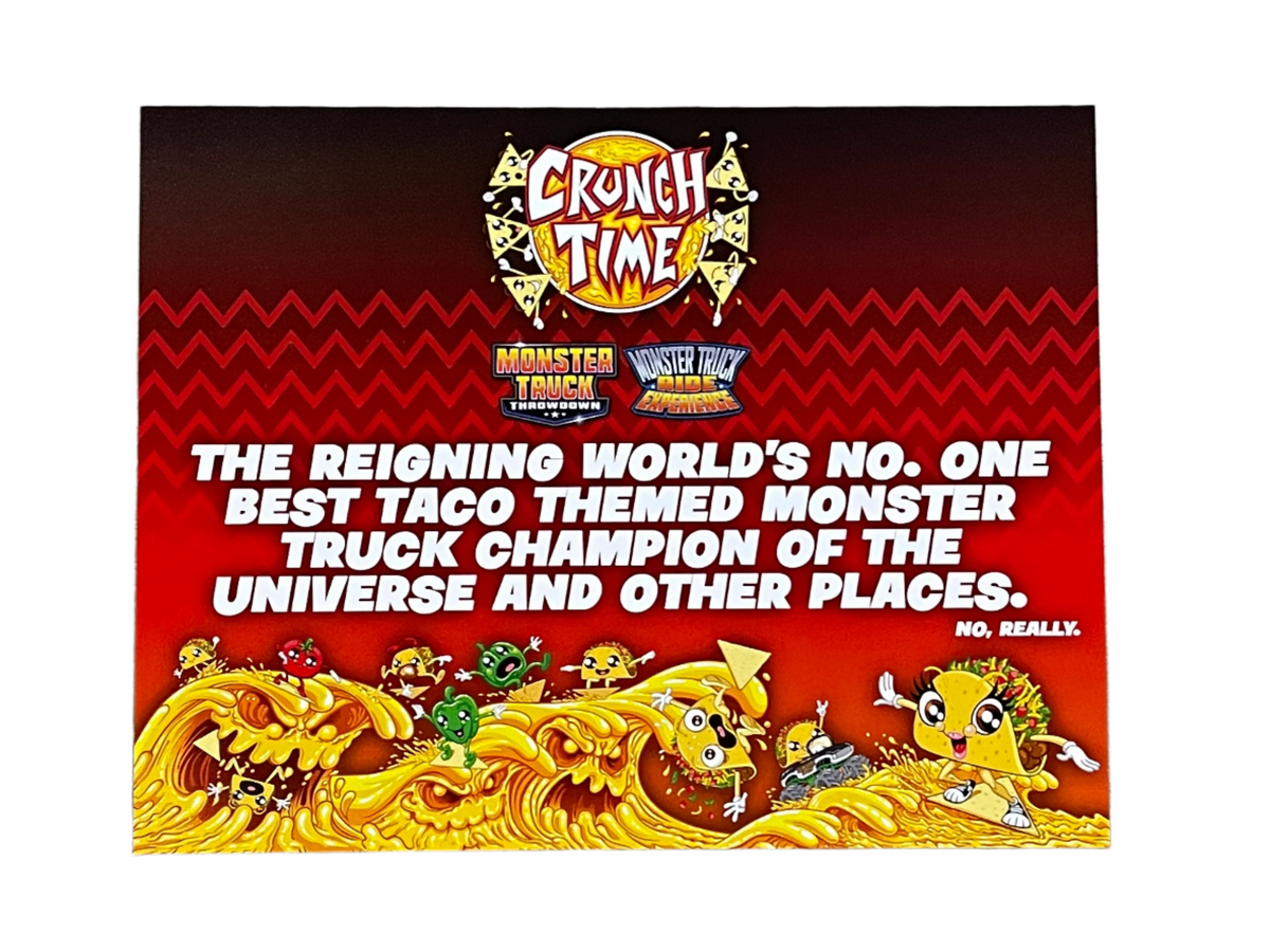 CRUNCH TIME Monster Truck Hero Card