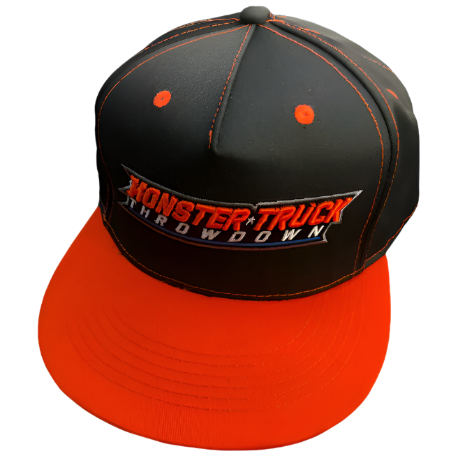 Black and Orange Snapback